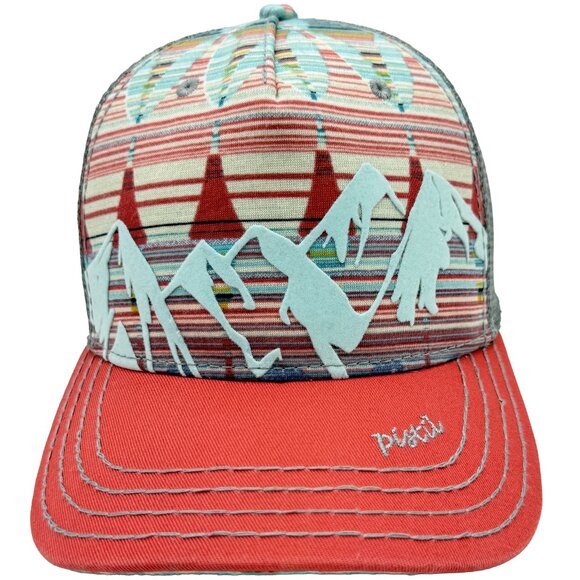PISTIL Womens McKinley Mountain Logo Cap Snapback MeshBack TruckerCap Adjustable - Picture 1 of 12